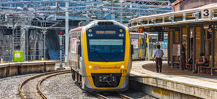 Train at Roma Street Brisbane