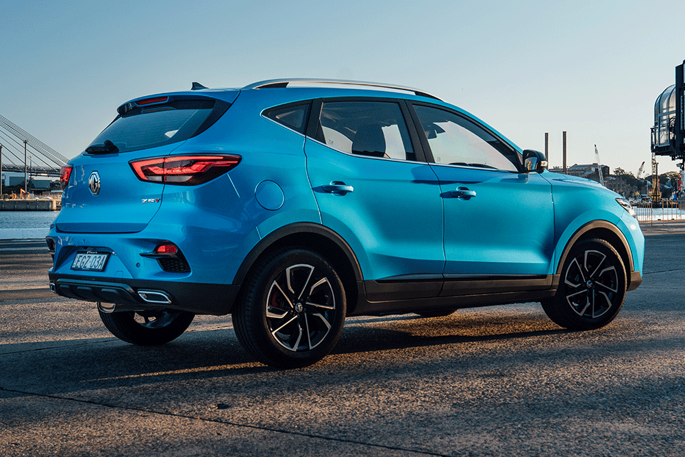 MG ZST Essence rear view.