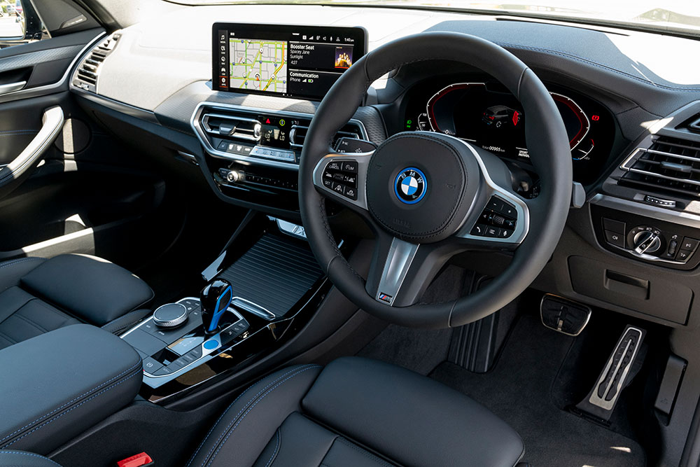 BMW ix3 Electric interior.