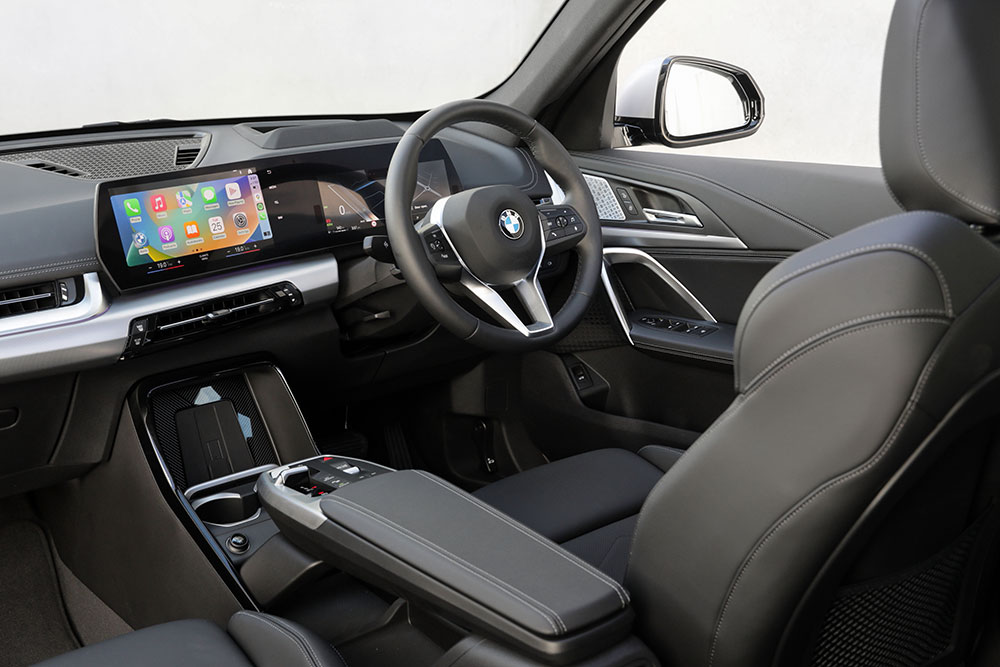 BMW X1 sDrive18i interior.