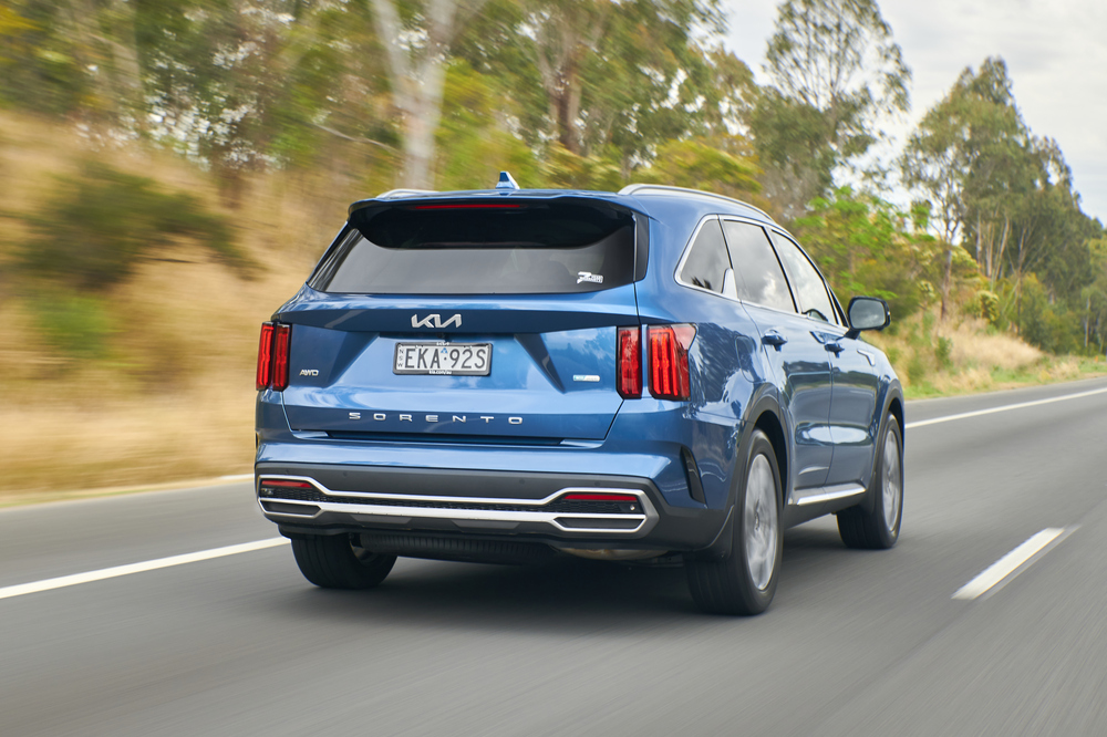 Kia Sorento GT-Line PHEV AWD Rear View Blue