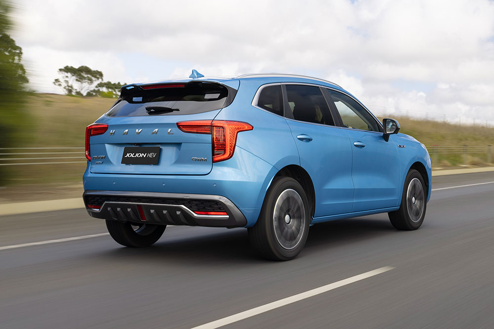 GWM Haval Jolion 1.5 Ultra hybrid rear view.