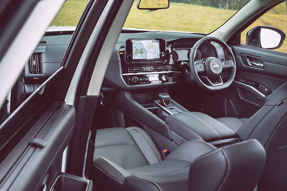 Nissan Pathfinder MY23 interior.