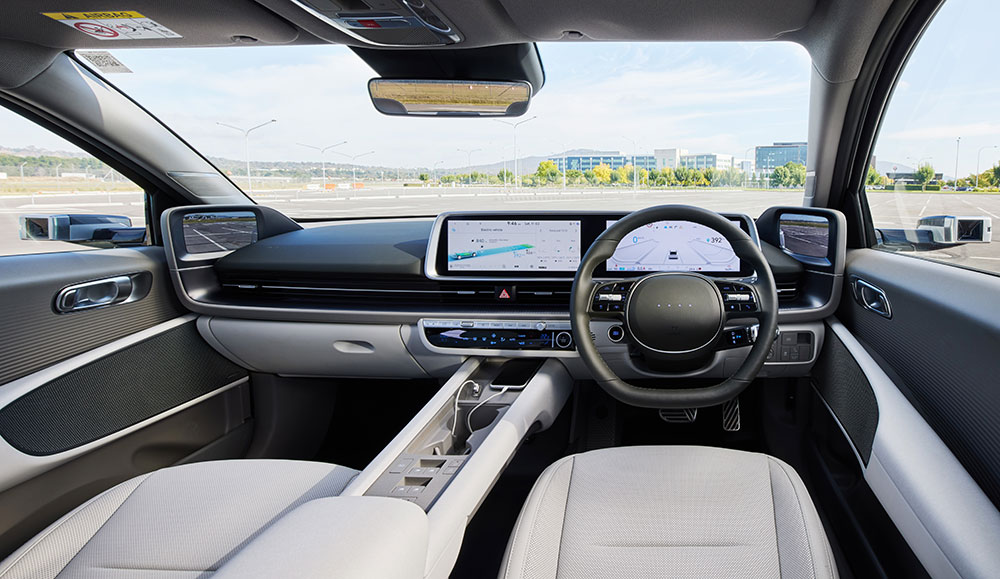 Hyundai Ioniq 6 interior.