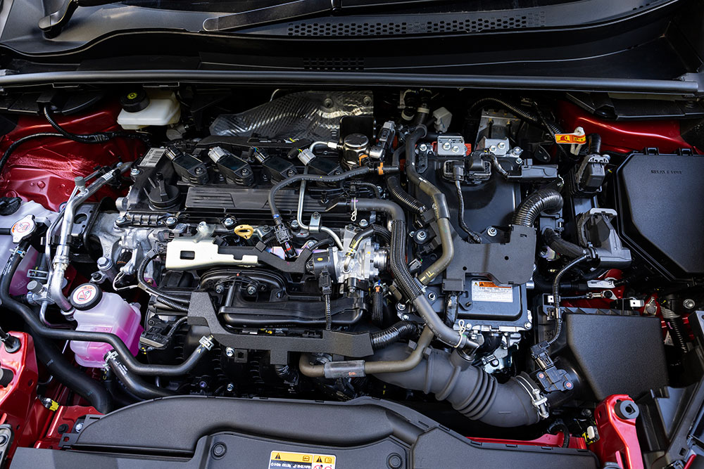 Toyota C-HR GR Sport MY24 under the bonnet.