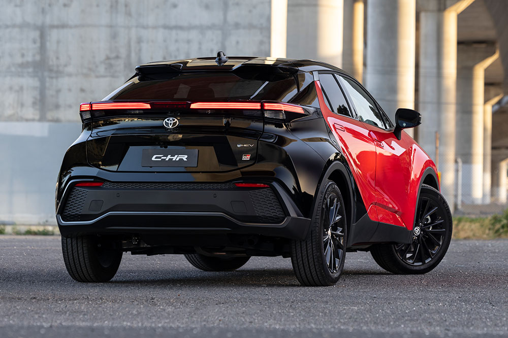 Toyota C-HR GR Sport MY24 rear view.