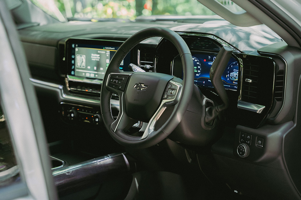2024 Silverado 2500 HD interior.