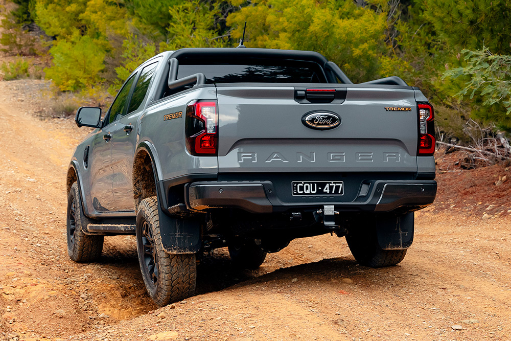 Ford Ranger Tremor rear view.