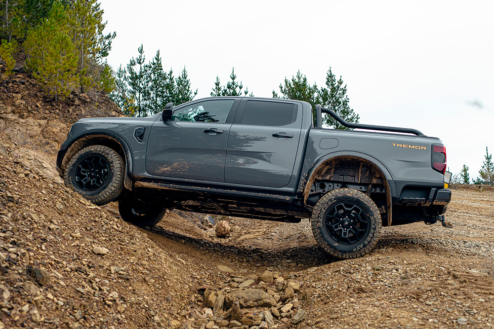 Ford Ranger Tremor side view.