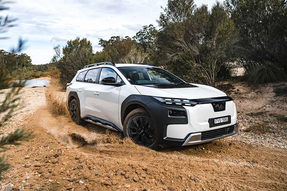 2026 Subaru Trailseeker on a dirt road