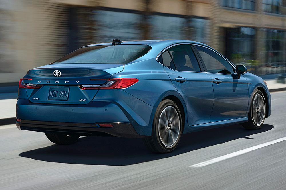 2024 Toyota Camry rear view.