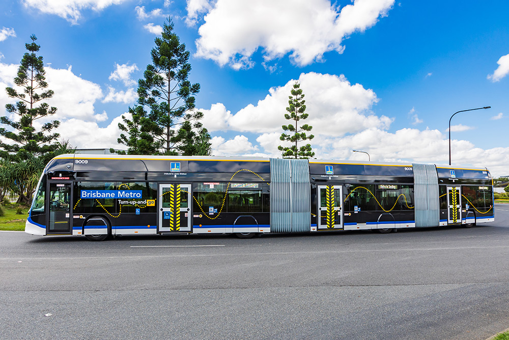 A Brisbane Metro bus.