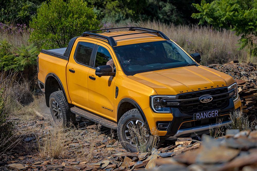 Ford Ranger ute.