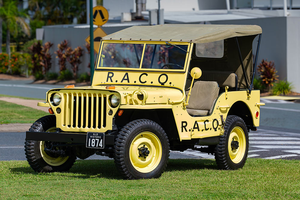 1944 Ford Jeep RACQ roadside patrol.