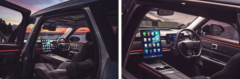 Jaecoo J7 PHEV interior views.