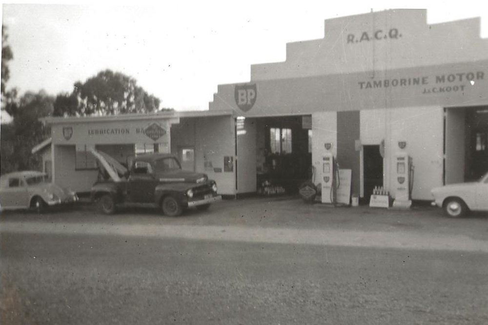 Tamborine Motor Works as operated by John andCorrie Koot from the mid-1950s to the mid-1970s.