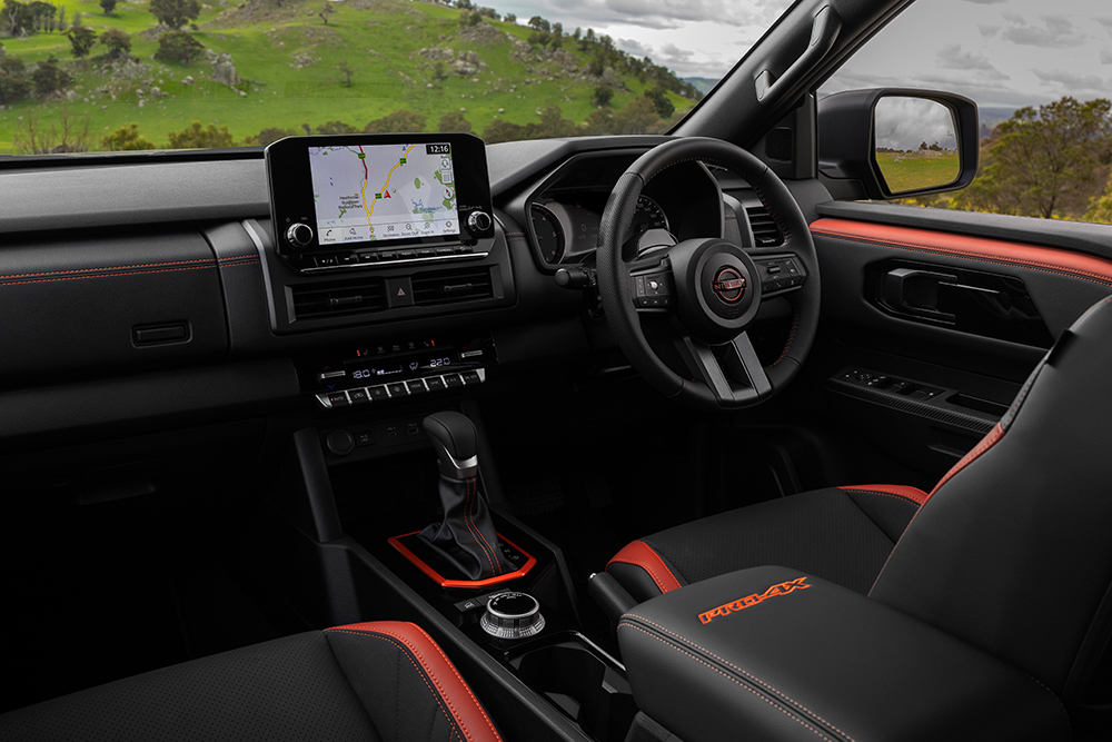 Nissan Navara Pro-4X interior
