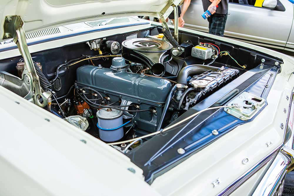  The engine in Pat Dwan's 1962 Holden EJ Special 