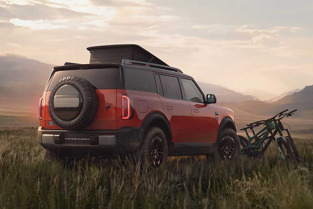 Ford Bronco Basecamp with roof popped