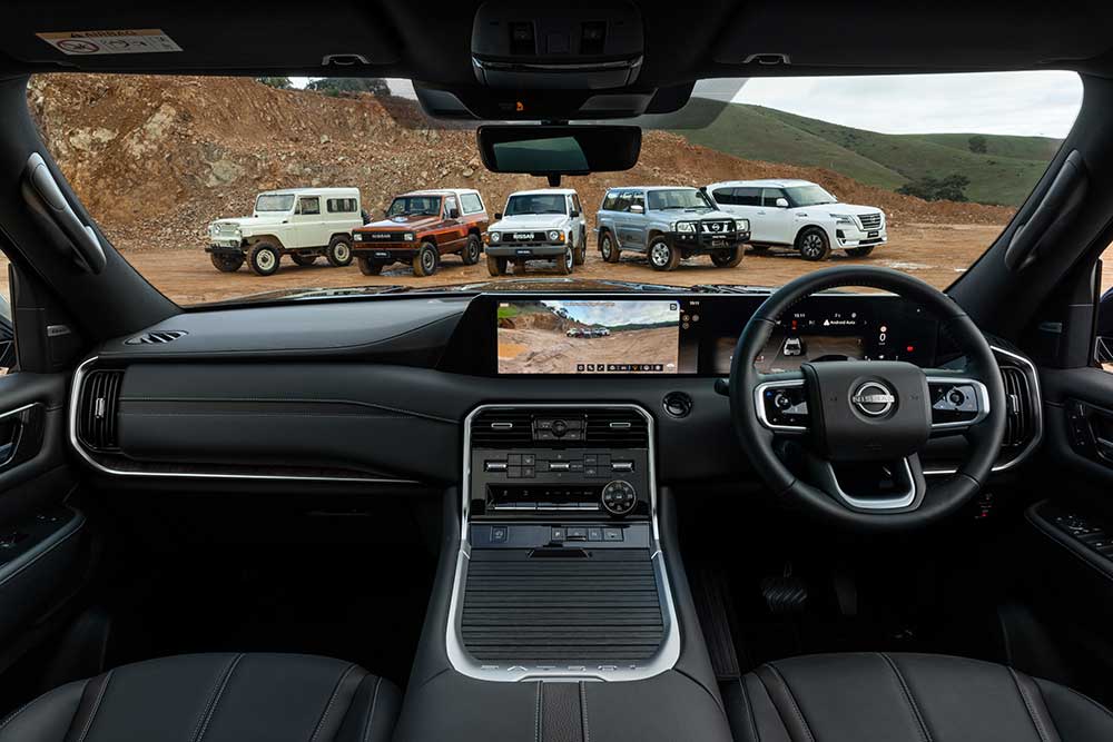 Nissan Patrol Y63 dashboard