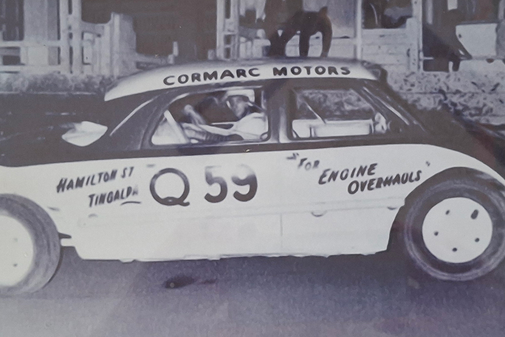 Cor Marcus during his racing days.