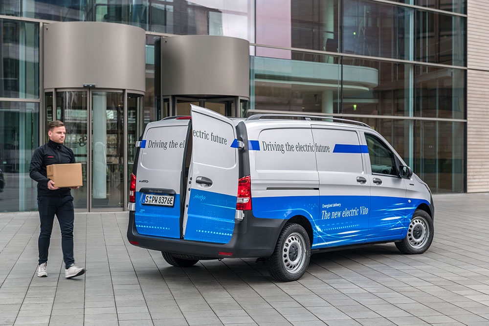 Mercedes-Benz eVito Panel Van.