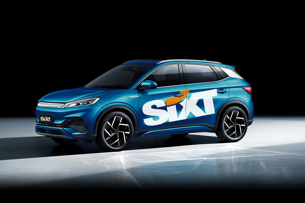 SIXT Charges Toward Electric Future RACQ   Sixt Byd Rental Car 