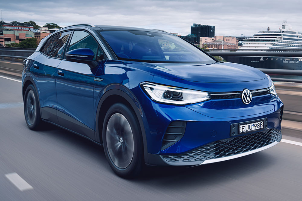 Volkswagen ID.4 EV front view.