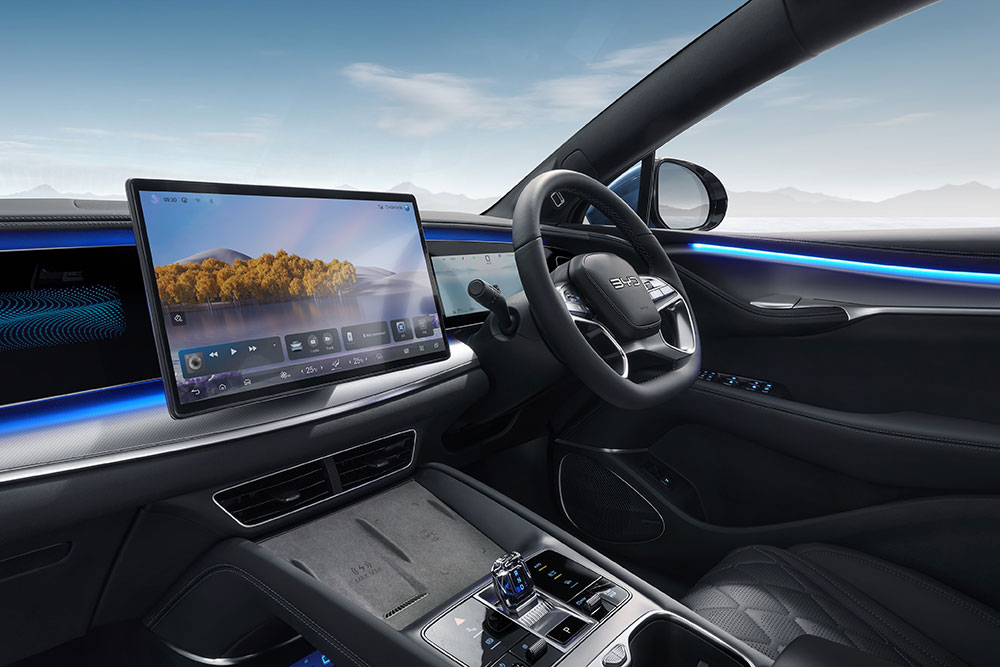 BYD Sealion 7 dashboard.