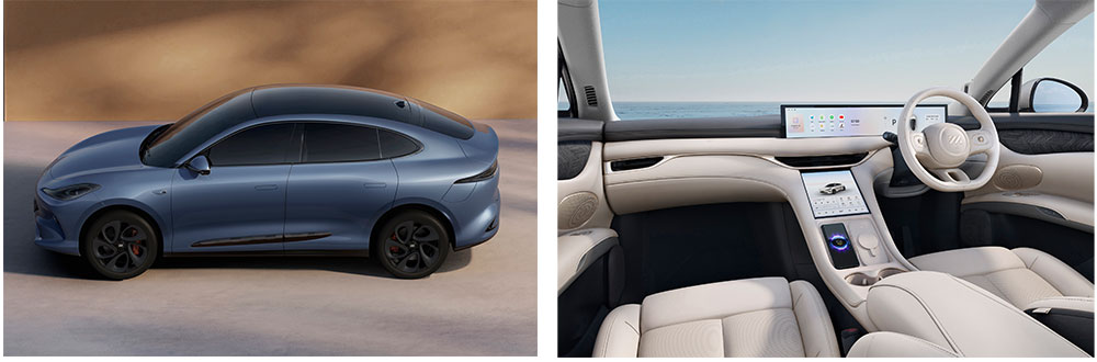 MG IM6 side and interior views.