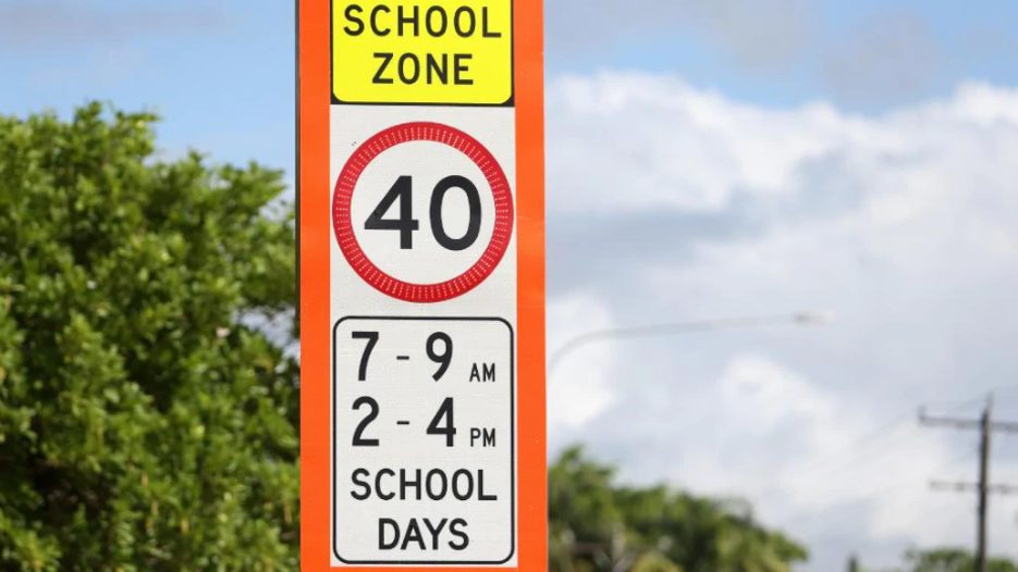 School zone sign