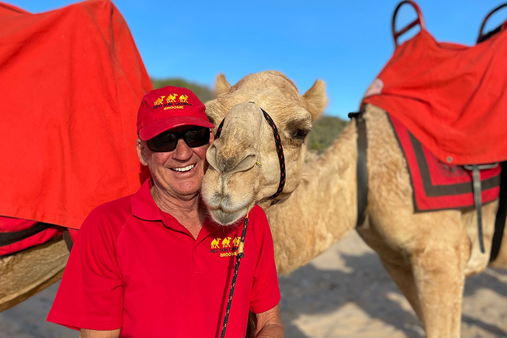 Owner of Red Sun Camels John Geappen.