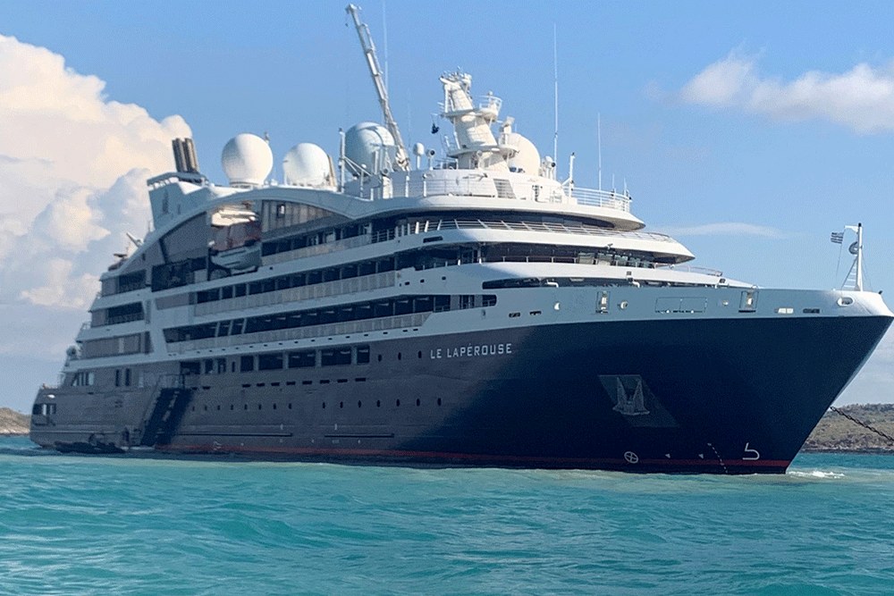 Ponant cruise ship Le Laperouse.