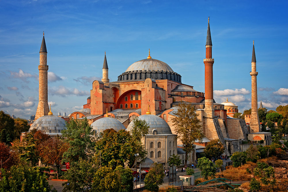 The Blue Mosque in Istanbul, Turkey.