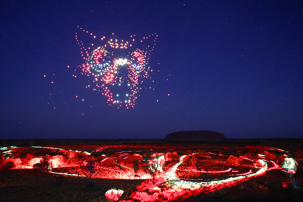 Wintjiri Wiru Kurpany drone show.