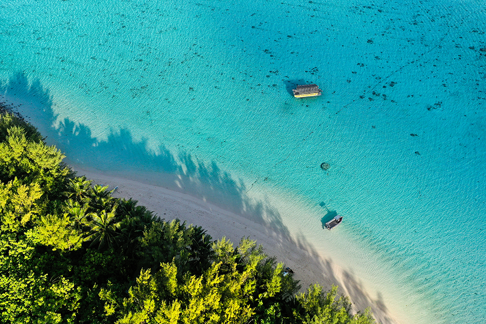 Motu Korimiri in the Cook Islands.