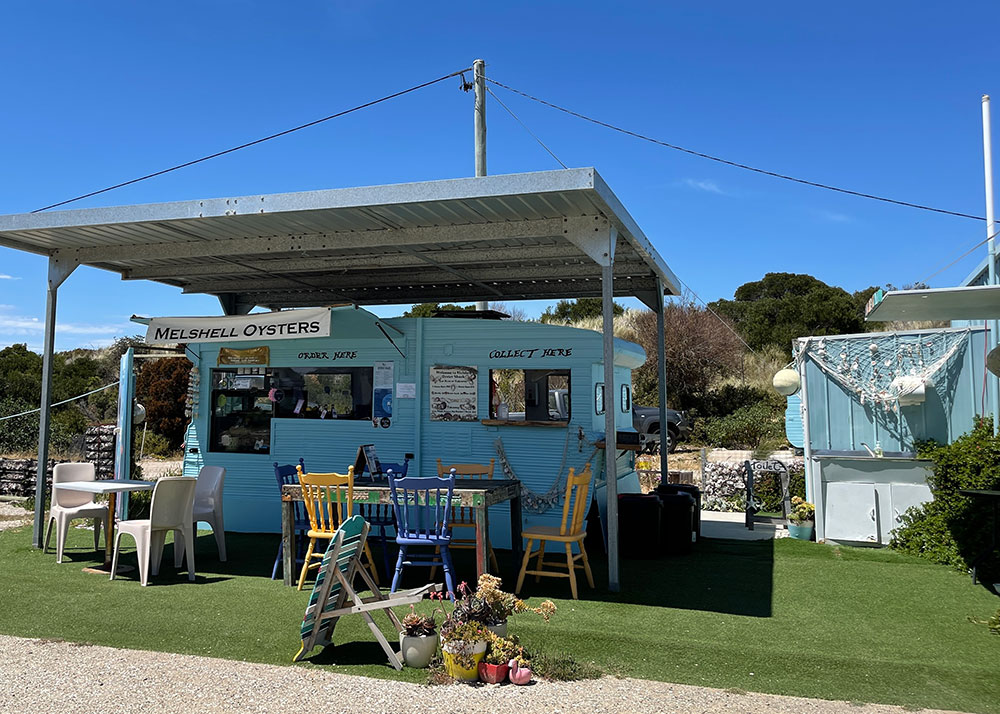 Meshell Oysters caravan.