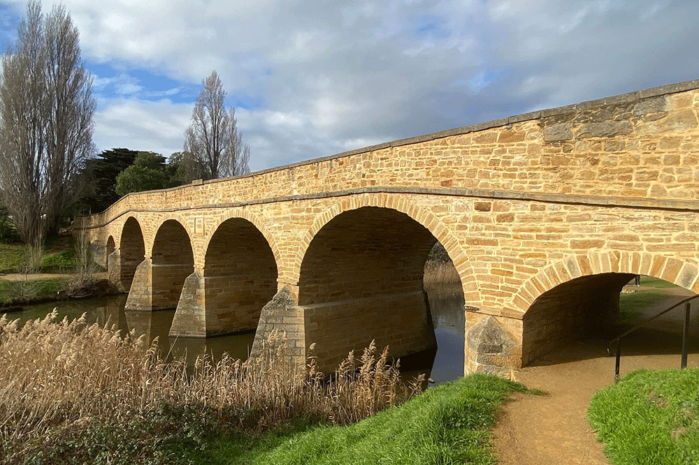 Richmond Bridge in Tasmania.