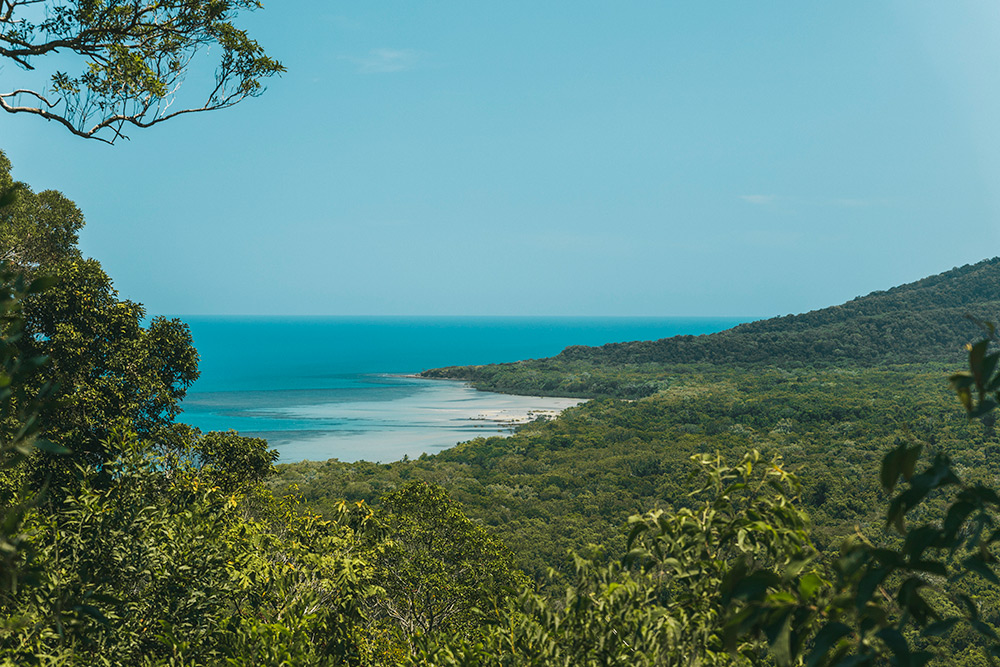 An ocean view from the Bloomfield Track.