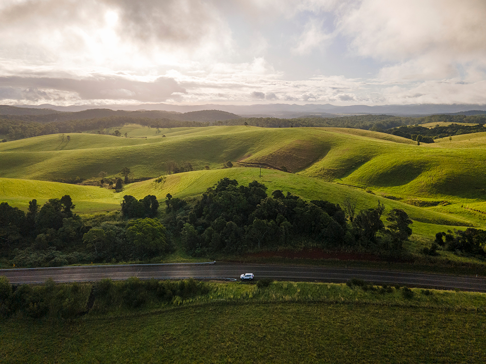 Driving through the Atherton Tablelands