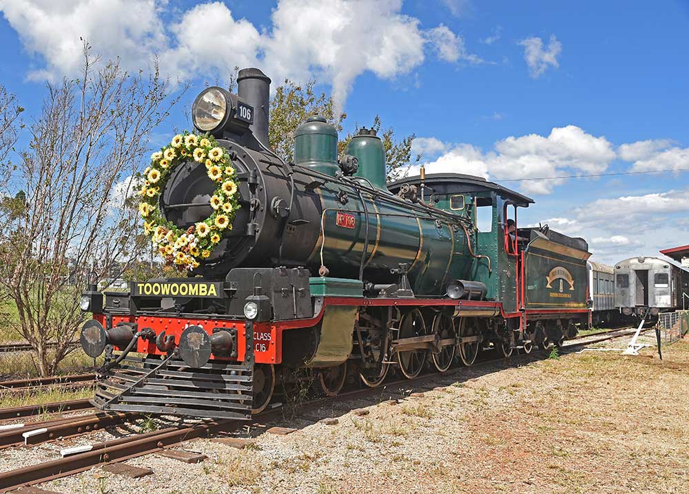 Steam locomotive C16-106 The Pride of Toowooma