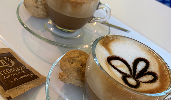 Coffee and biscotti in Modena