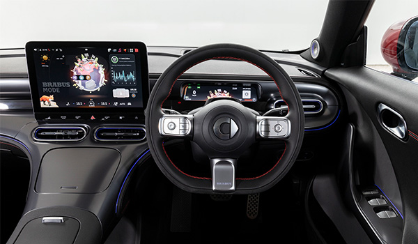 interior of Smart#1 coupe