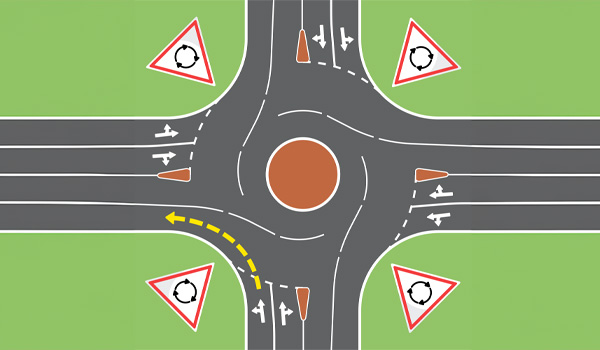 TRA Roundabout Quiz Left Turn 01